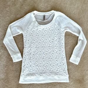 Thyme lacy sweater